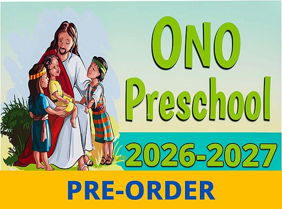 PRE-ORDER: Ono Preschool - Fall 2026